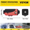 Calefactor diesel 2KW 24v tipo webasto para camper o motorhome