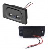 Doble USB pared camper