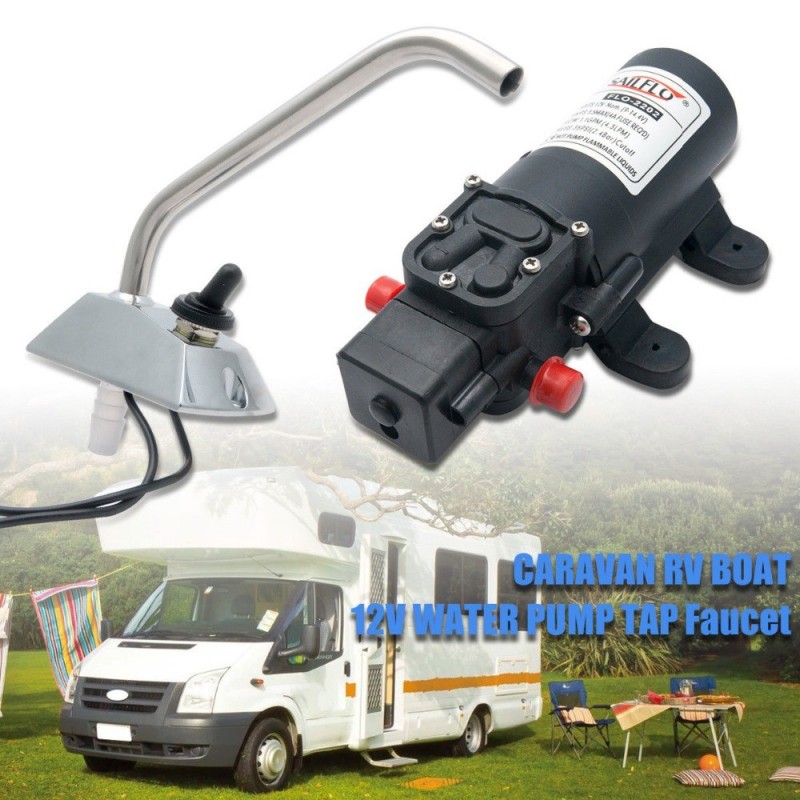 Bomba 12v para agua - incluye llave 360º