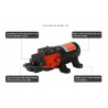 Bomba 12v para agua - Seaflo 35psi