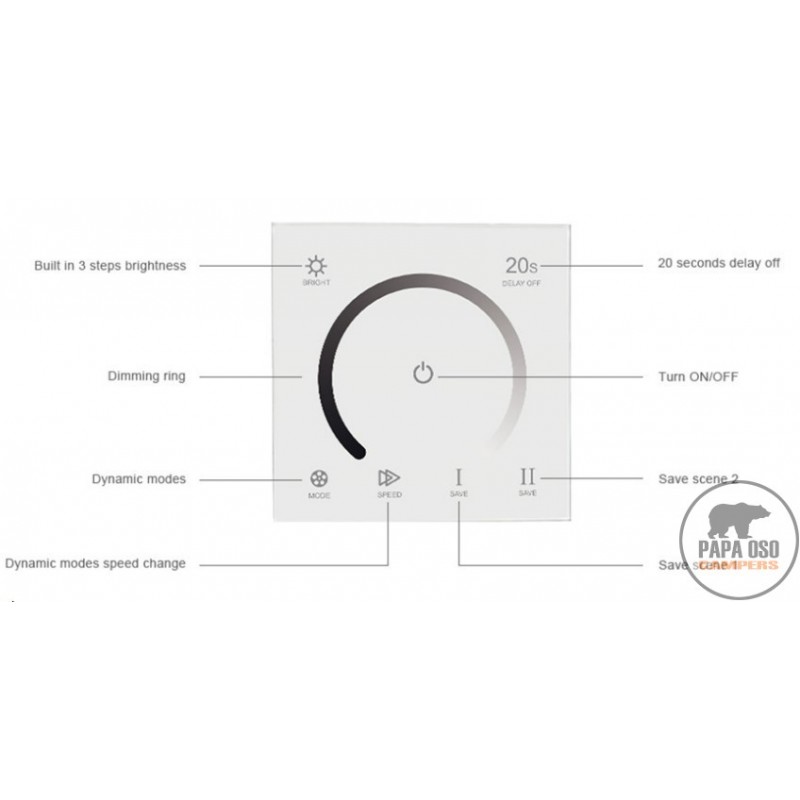 Dimmer 12v con memoria Dimmer 12v con memoria