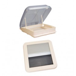 Claraboya 40x40 cm con blackout y luz led