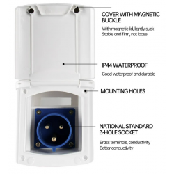 Entrada eléctrica 220v 16A