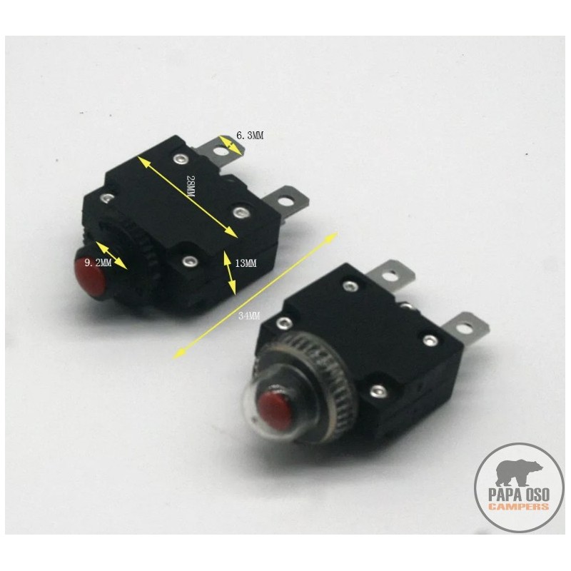 Fusible reseteable empotrable 10A