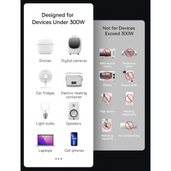 Inversor portátil 300 Watts