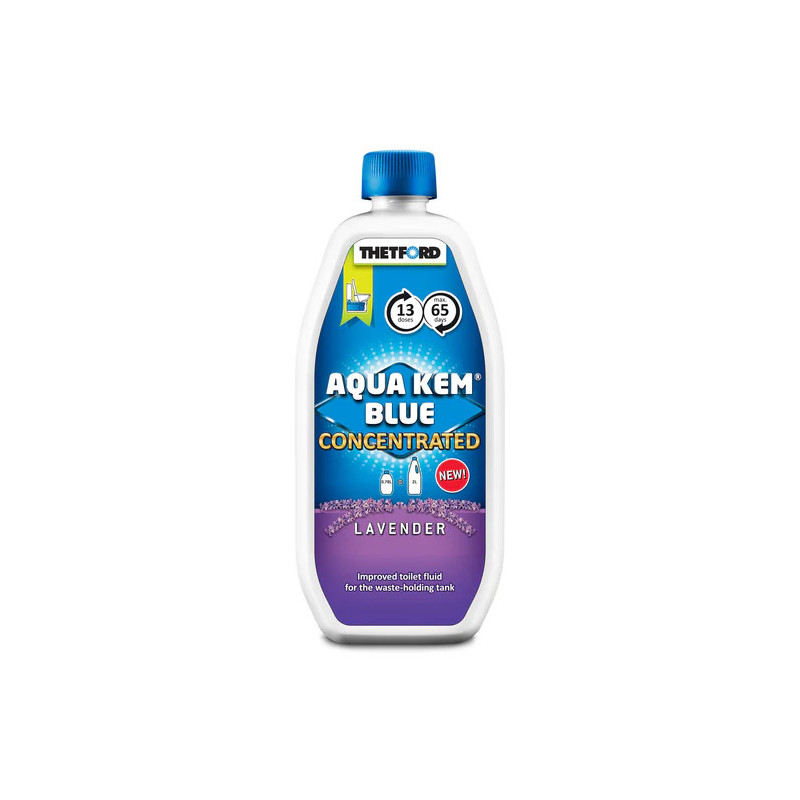 Aqua kem blue concentrado lavanda, 780 ml.
