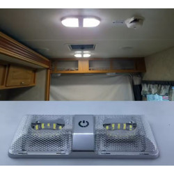 Luz led  doble de techo interior touch
