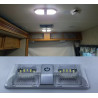 Luz led  doble de techo interior touch