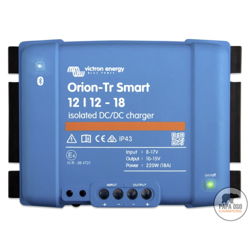 Victron Conversor DC/DC Orion-Tr  Smart 12V a 12V 18A