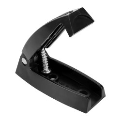 sujetador de puertas tipo pinza negro