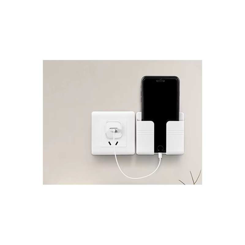 Soporte carga teléfono pared