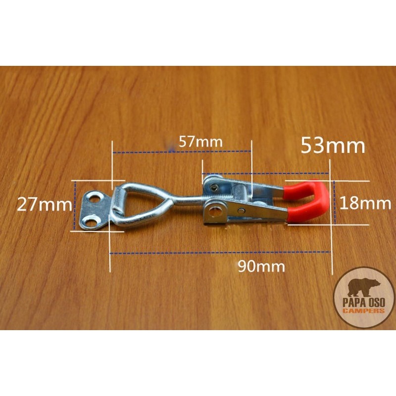 Tirador ajustable galvanizado