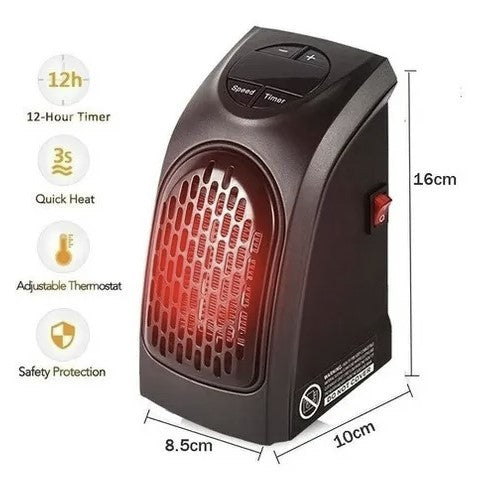 Calefactor eléctrico bajo consumo