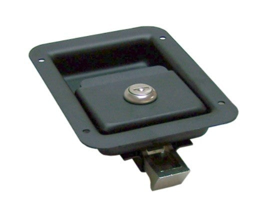 Chapa de impacto negra con llave