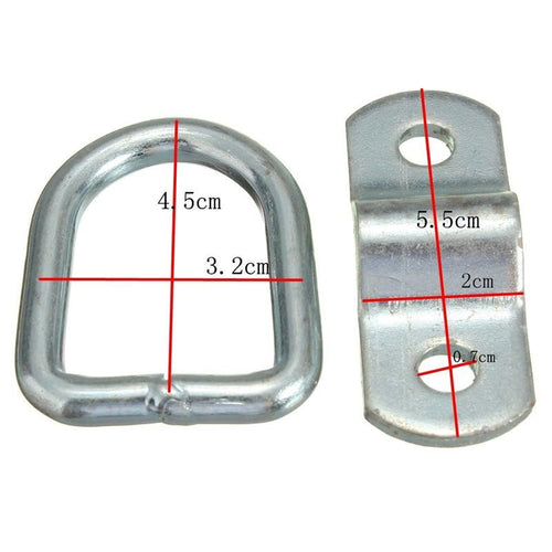 Argolla galvanizada heavy duty (par)