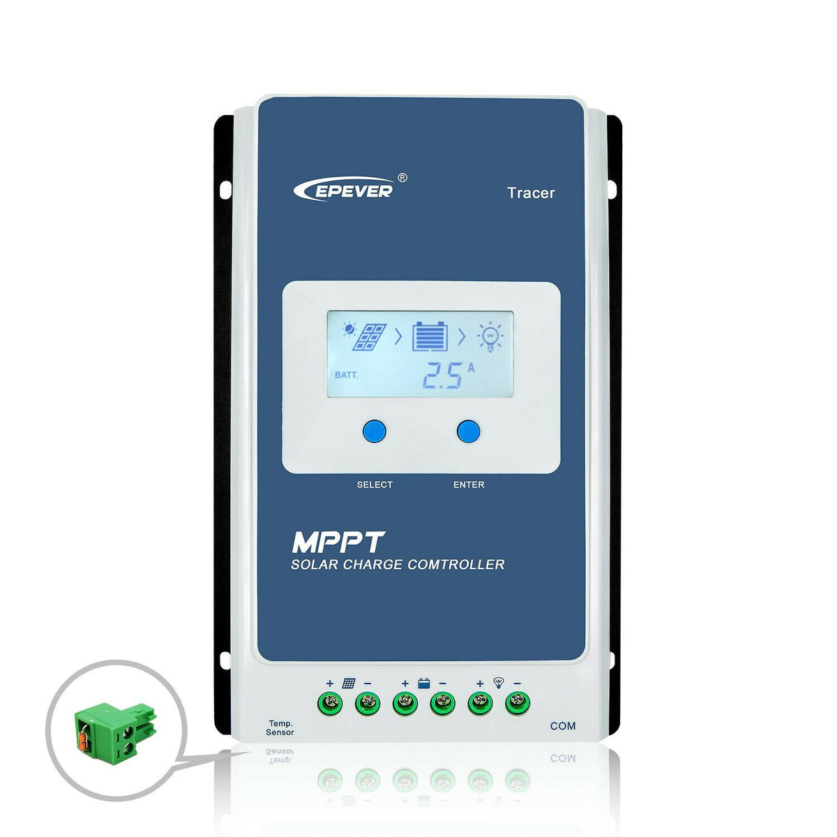 Controlador de Carga Solar EPSolar MPPT 12/24V 50A