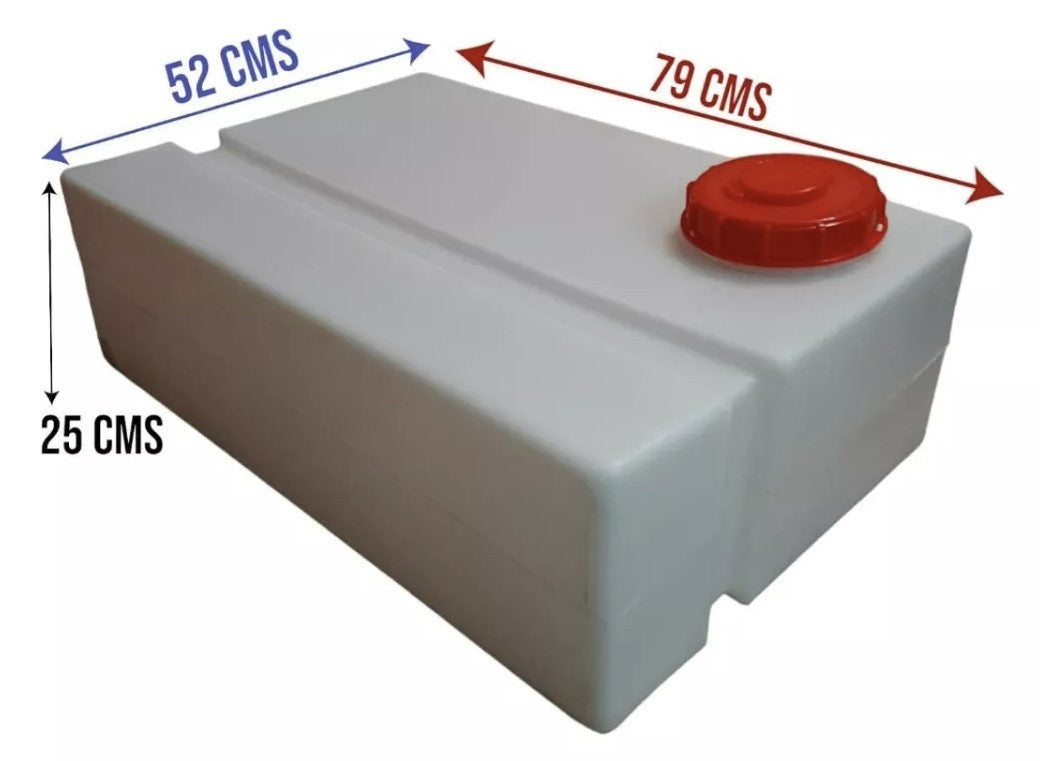 Estanque de agua 150 litros 79x79x25