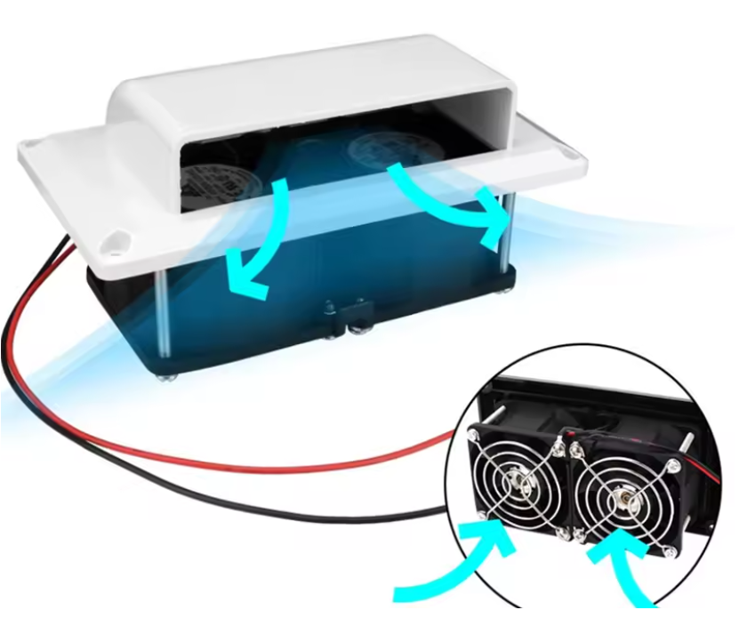 Ventilador o extractor camper 12v blanco