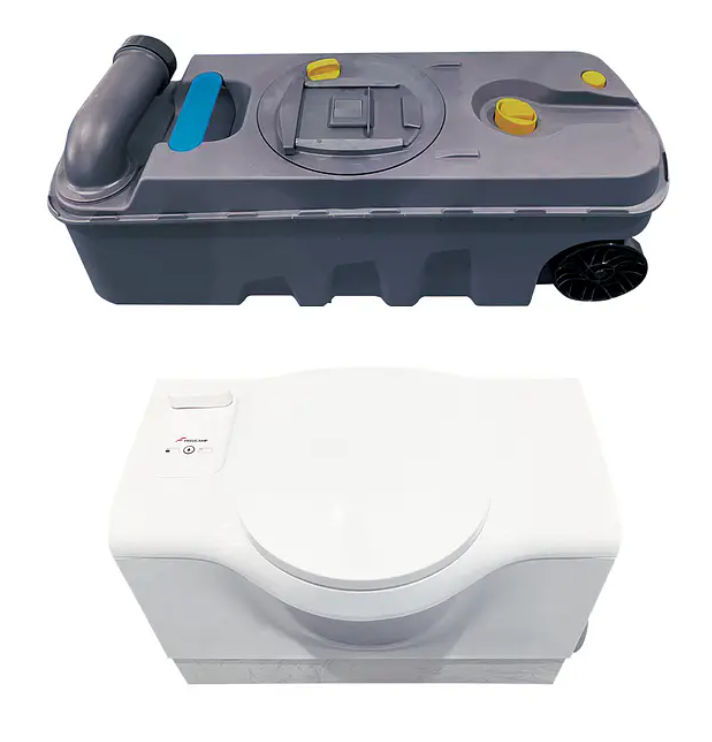 Baño tipo Casette con puerta exterior incluída