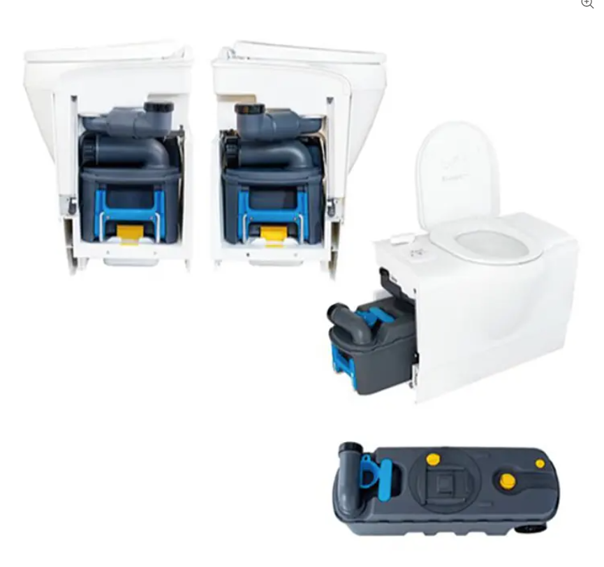 Baño tipo Casette con puerta exterior incluída