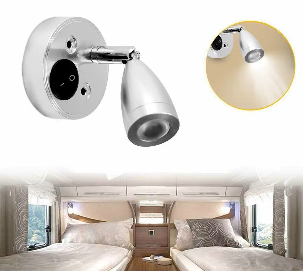 Lámpara led de lectura camper 12v