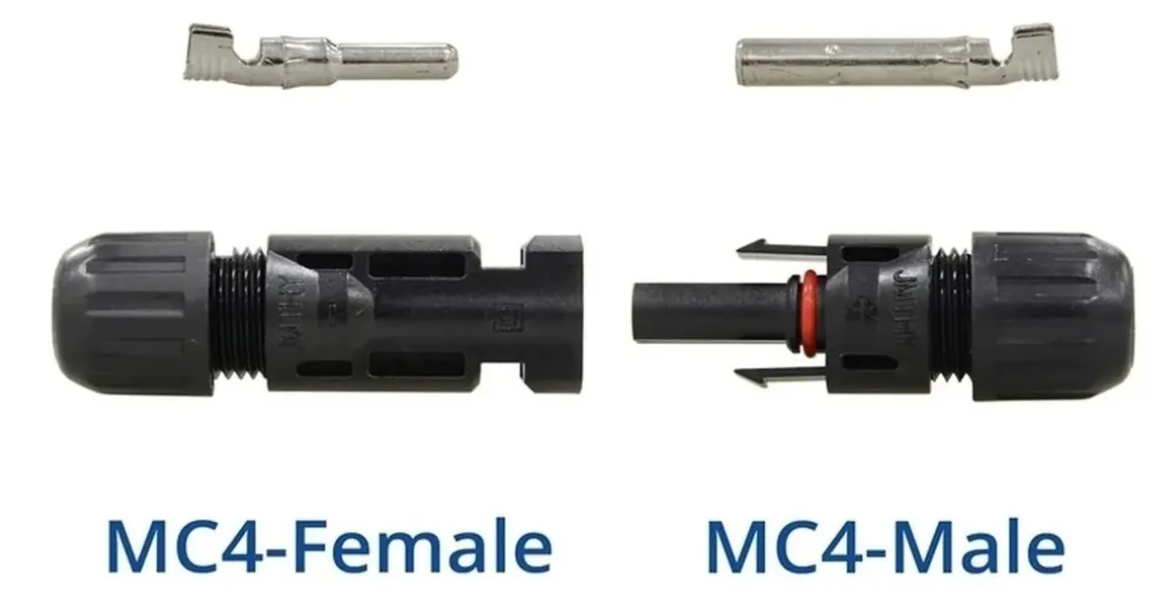 Conector MC4 para Panel Solar (macho + hembra)