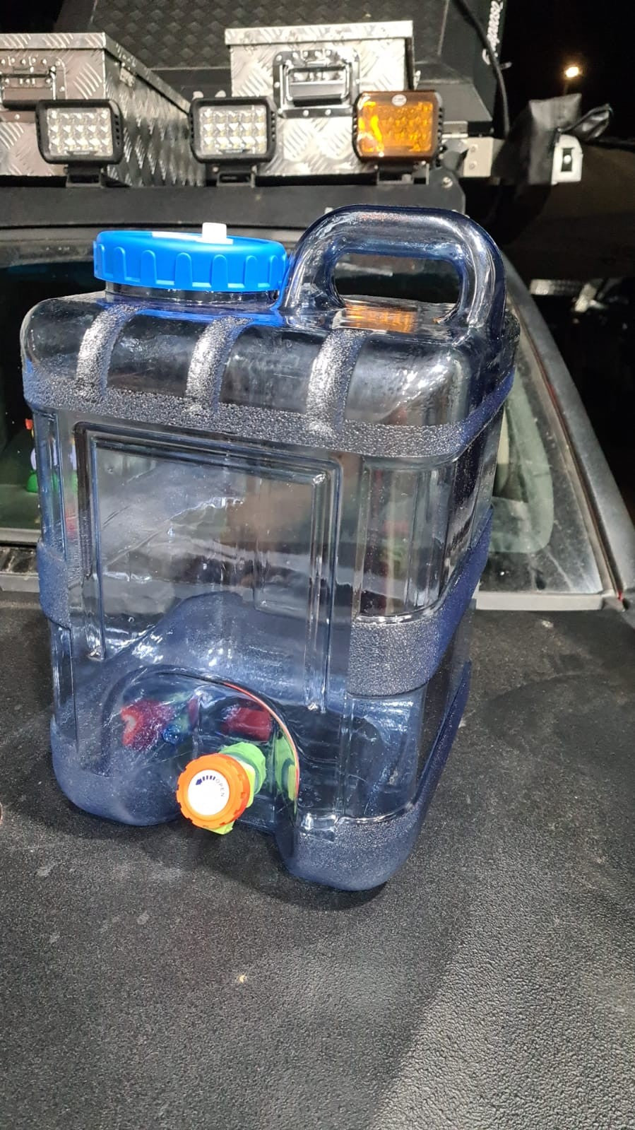 Bidón 20 litros con llave y boca ancha