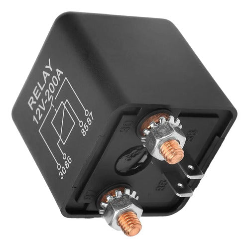 Aislador De Batería Relé 12v 4-pin Interruptor De Encendido