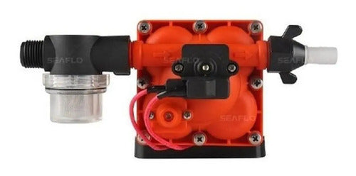 Bomba De Presurización De Agua Seaflo 12 V 3.0 Gpm 55 Psi 11.3 L/min Viene Con Filtro