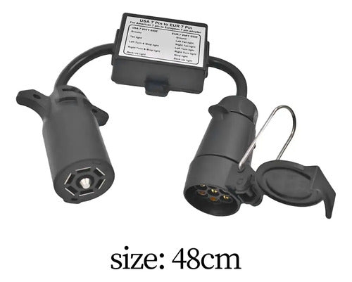 Adaptador Luces De Americano A Europeo Con Convertidor