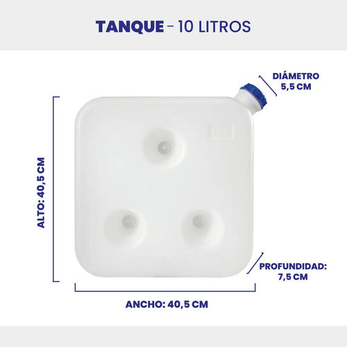 Tanque Diesel Para Calefactor Caldera Motorhome 10l