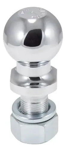 Bola Rotula Enganche Remolque 2 X 1 5000 Lb 2268 Kg Cromada Gris