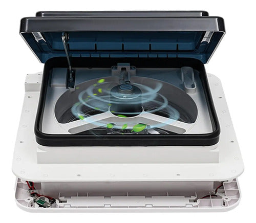 Aireador Extractor Ventilador 12v 35x35cm Motorhome