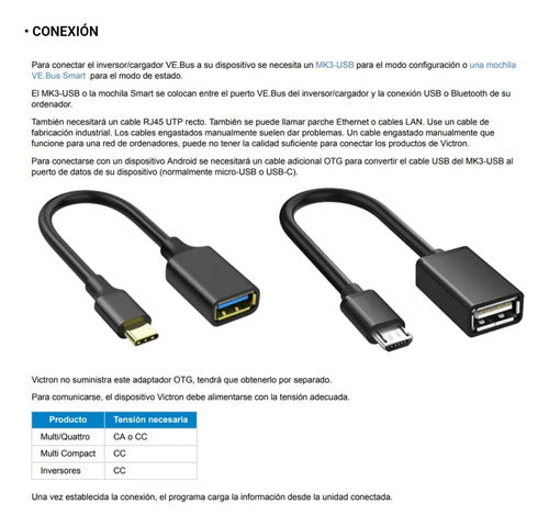 Interfaz Inversor A Computadora Ve.bus Mk3 A Usb Victron