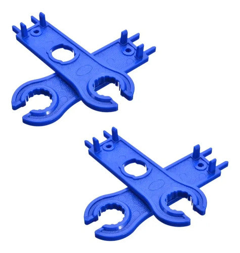 Set 2 Llaves Para Conector Solar Mc4 Azul Azul