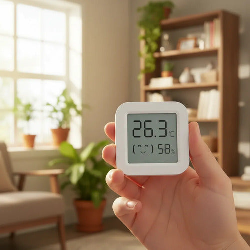 Termómetro Higrómetro Inteligente Zigbee Para Tuya