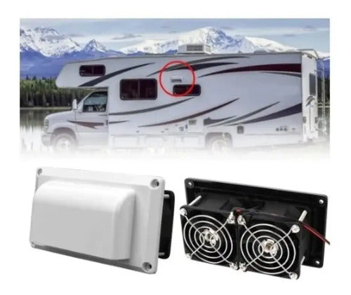 Ventilador De Escape De Aire Lateral Para Cocina Y Baño De 12 V Para Autocaravana