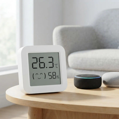 Termómetro Higrómetro Inteligente Zigbee Para Tuya