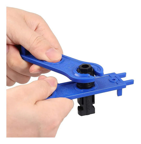 Set 2 Llaves Para Conector Solar Mc4 Azul Azul
