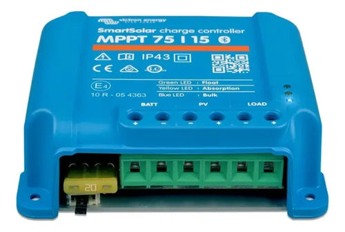 Controlador Solar Mppt 75v 15a Smartsolar Victron