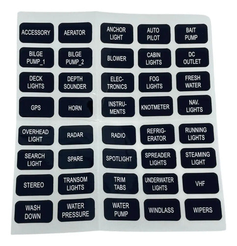 Caja De Fusibles Para Lancha Ghs De 6 Vías Con Indicador Led