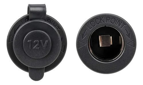 Encendedor De Cigarrillos Femenino De 12 Voltios Para Automóvil, Marina, Atv, Camión, Autocaravana, Barcos, Encendedor, Toma De Corriente, Toma De Corriente, Toma De Corriente, Damavo Ym1084, 12 V/24