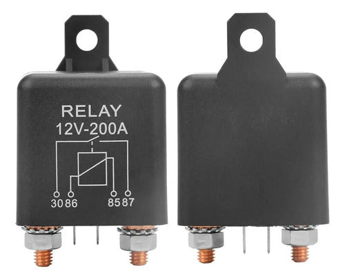 Aislador De Batería Relé 12v 4-pin Interruptor De Encendido