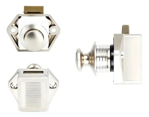 Cerradura Tirador Push Lock Para Mueble Motorhome Brz-1170