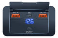 Cargador Usb Auto 12v 24v Carga Rapida Qc3.0 Pd Tipo C Negro