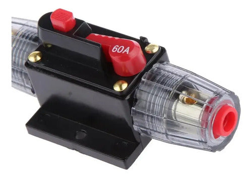 Portafusibles Estéreo Para Protección De Automóviles De 60 A