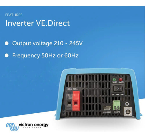 Victron Energy Phoenix 375va 12 Voltios 120v Ca Inversor De Onda Sinusoidal Pura