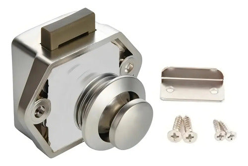 Cerradura Tirador Push Lock Para Mueble Motorhome Brz-1170