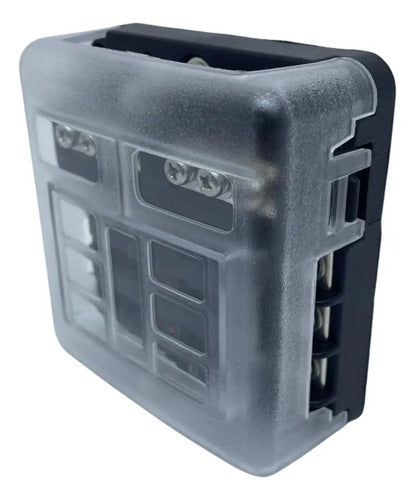 Caja De Fusibles Para Lancha Ghs De 6 Vías Con Indicador Led