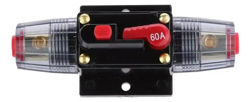Portafusibles Estéreo Para Protección De Automóviles De 60 A